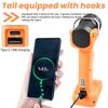 Magnetische Arbeitsleuchte Wiederaufladbare Superhelle LED-Taschenlampe mit Clip Tragbare Taschenlampe für Camping Outdoor Notfallarbeit