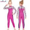 2.5MM Children's Diving Suit One-piece Long-sleeved Warm Girls 'Sunscreen Snorkeling Surfing Swimsuit