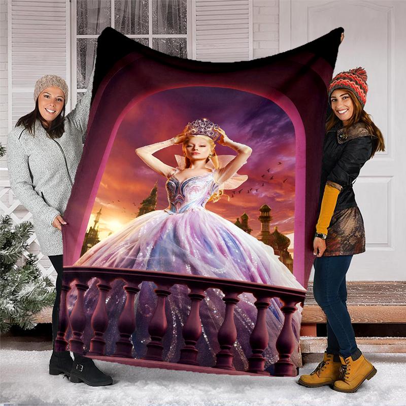 Theme Printed Blanket Perfect For Couch Bed Travel Outdoor Use Machine Washable Cozy Durable