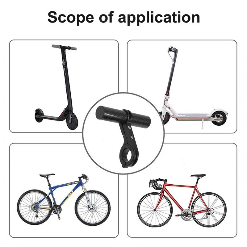 Mountain Bike Handlebar Extender Handle Bar Cellphone Speed Meter Extension Bracket Outdoor Frame Accessories Carbon Fiber