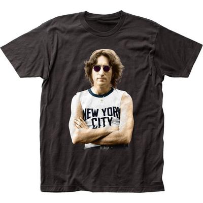 John Lennon Barva Pánské Tričko Hudba Klasický Koncert Rocková Kapela Tričko Nové Černé Unisex Tričko