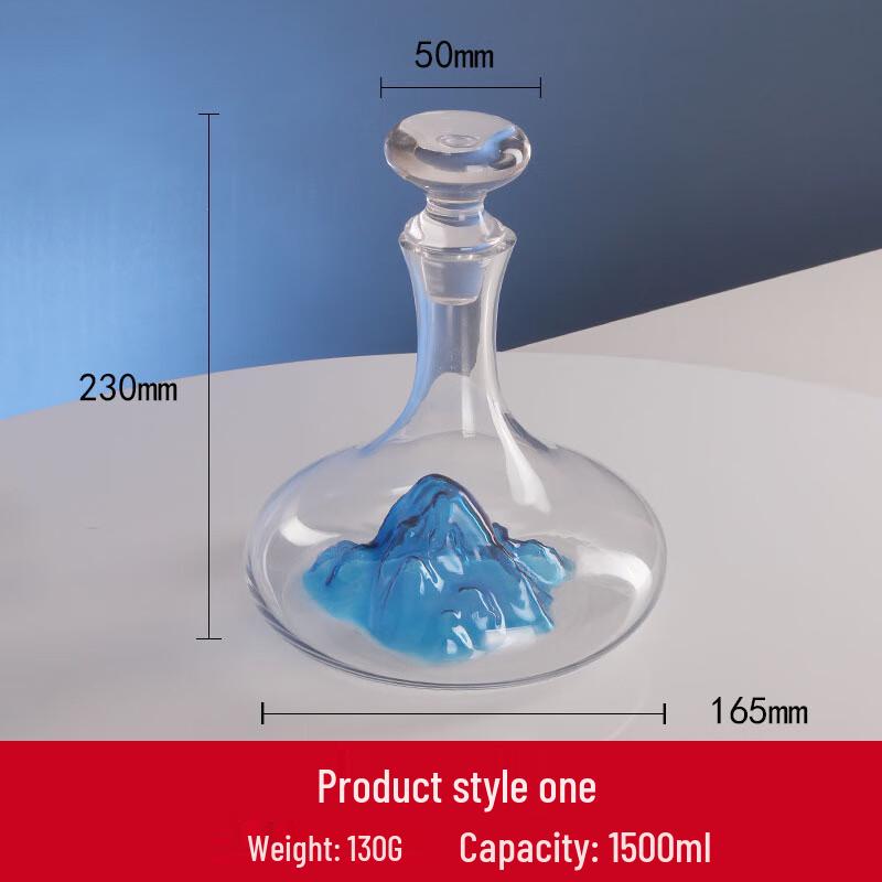 Mountain Base Wine Decanter
