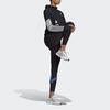 Adidas Space Hoodie Running Sportswear Women Tops Black GK6994