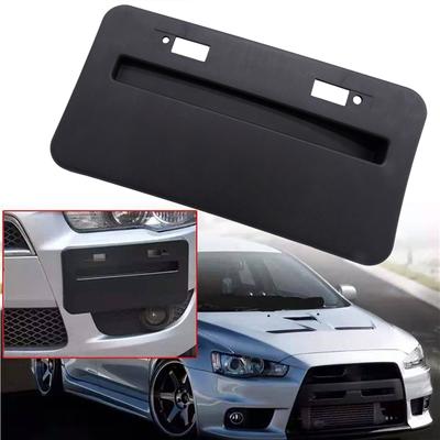 1 Stuk Auto Voorbumper Nummerplaat Base Frame Relocator Base Voor Mitsubishi Lancer GTS EVO X 2008-2018 kentekenplaat Beugel