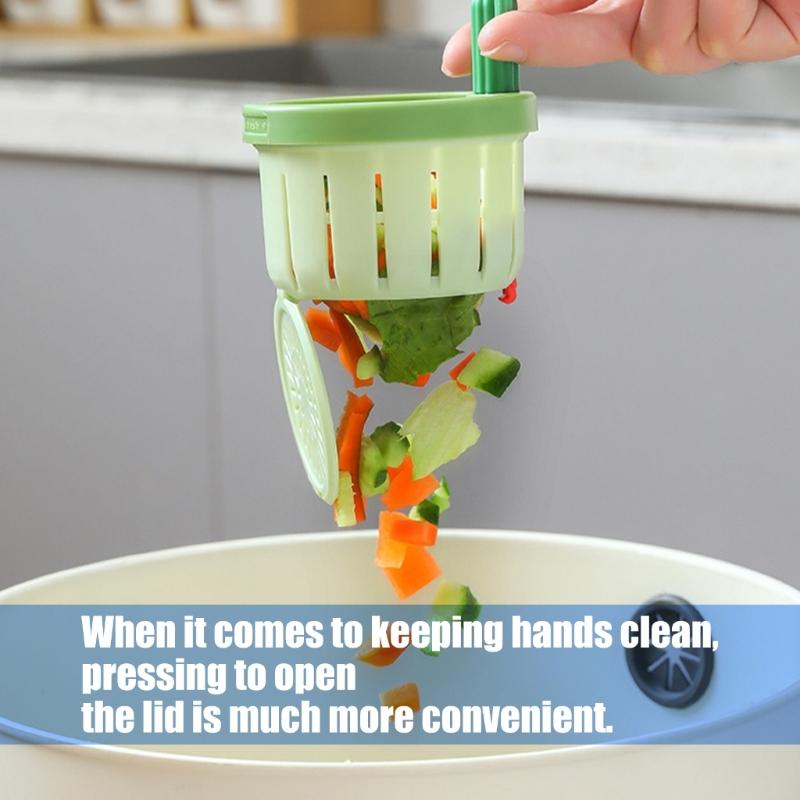 2Pcs Cactus Shaped Press Release Draining Basket Food Waste Catcher Sink Draining Basket Filter Easily to Clean