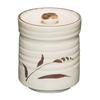 Goto Water Jar, White, Size: Diameter 13.1cm X Height 15cm, for Tanzaku (Strips), Shino, Paper Boxed