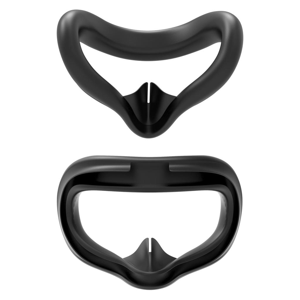 Maschera Facciale in Silicone Blocca-Luce per Occhiali VR Meta Quest 3 - Accessorio Resistente al Sudore e Delicato sulla Pelle