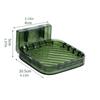 Creative Soap Holder With Adhesive For Easy Installation Kitchen Sink Mount With Drain Soap Holder Easy Cleaning