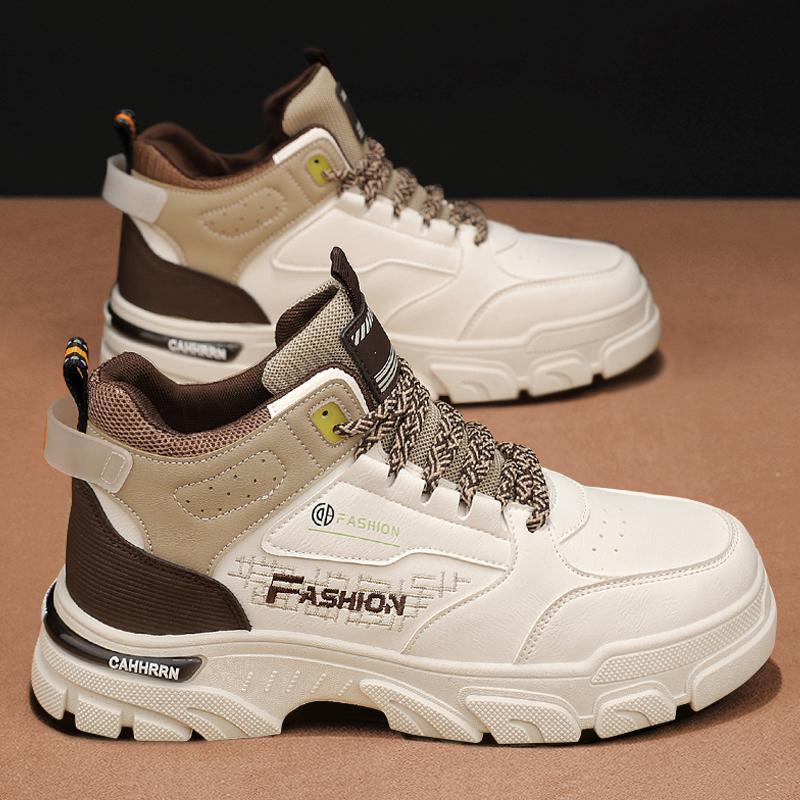 Autumn and Winter High-top Martin Boots Tooling Locomotive Shoes Versatile Casual Shoes Trendy Shoes Outdoor Men's Shoes