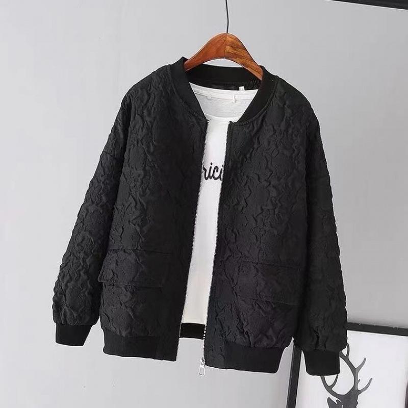 Women's Short Baseball Jacket Korean Style Early Spring Casual Jacket Fashionable Top