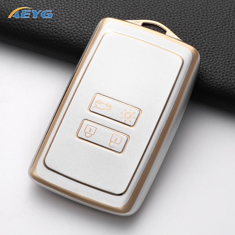 

Soft Tpu Car Key Case Cover Shell Fob For Renault Kadjar Megane Clio Koleos Captur Espace Talisman Arkana Dacia Scenic Sandero