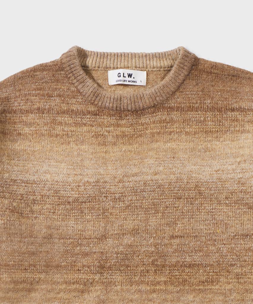 GLW Gradient Brushed Knit Brown