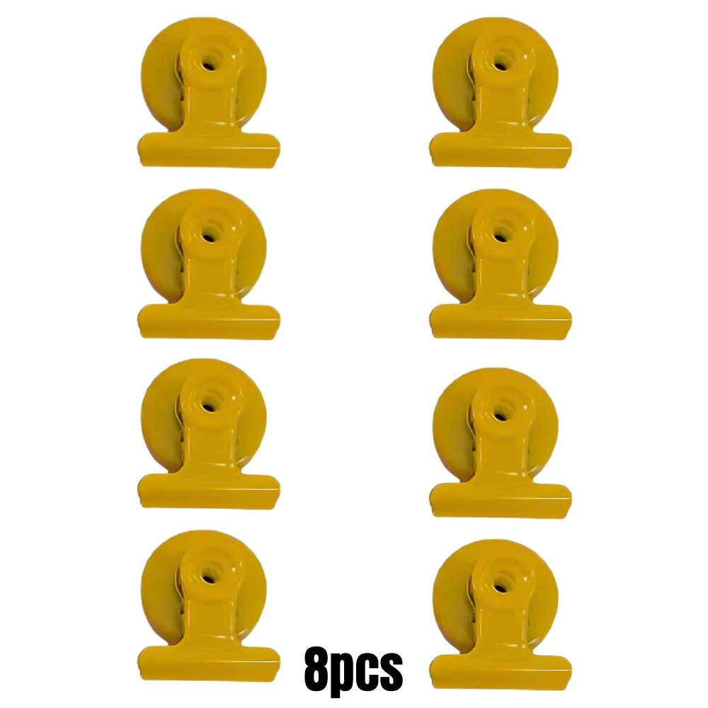 4/16pcs Magnetic Clips Heavy Duty Refrigerator Whiteboard Space-Saving Clip Set for Kitchen Office Photo Displays Holder Decor