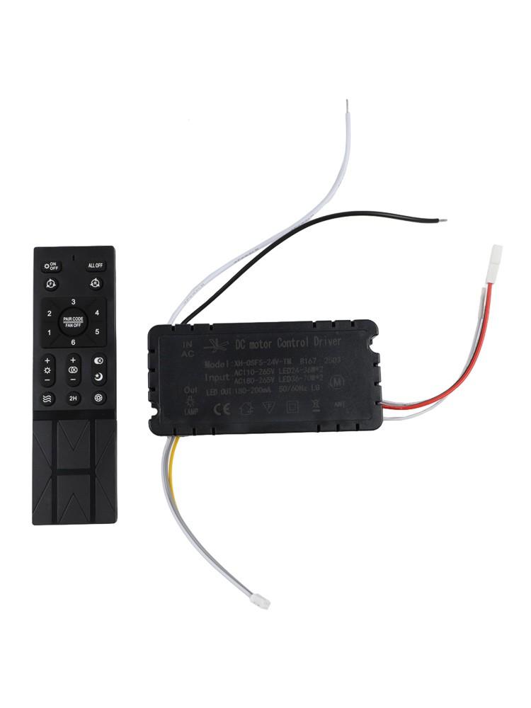 

Remote Control For Ceiling Fan Light With 6 Speed Options Battery Monitoring