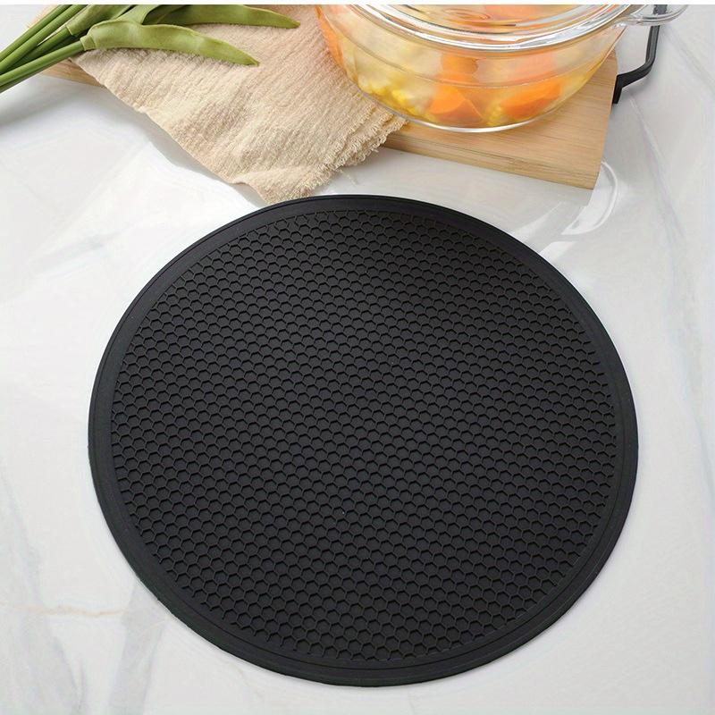1/4PCS Round Placemats Restaurant Hollow Decoration Meal Mat Anti-hot Dining Table Line Mat Steak Plate Pad