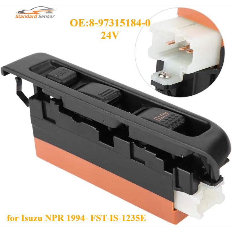 8-97315184-0 24V Truck Power window Lifter Switch New 8973151840 for Isuzu NPR 1994- FST-IS-1235E 8-97315184-0