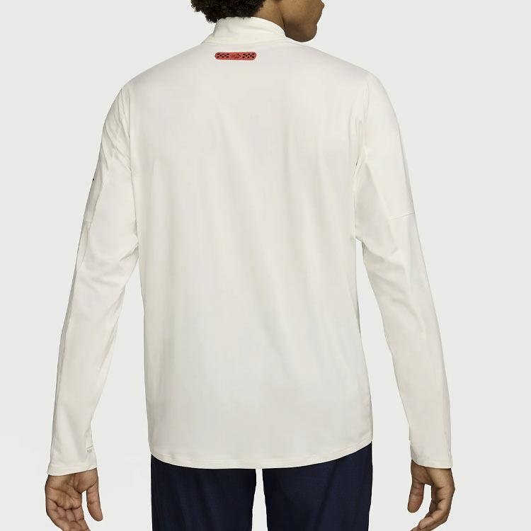 Nike Element Dri-Fit Logo Print Comfortable Casual Sports Long Sleeve T-Shirt Men Tops Off-White HF4560-133
