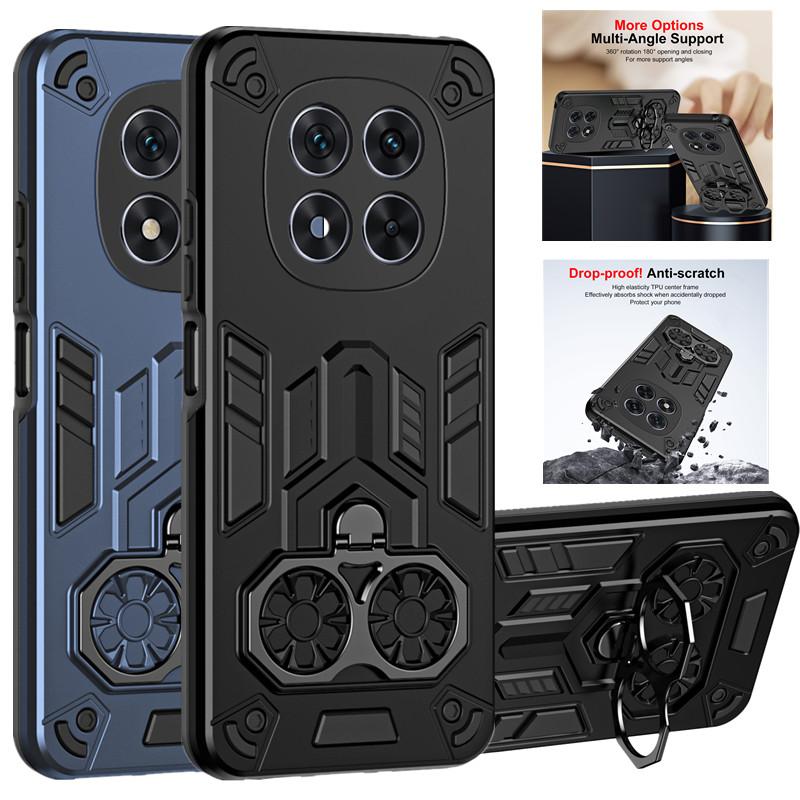 Case for Xiaomi Redmi Note 14 Pro 5G 14 Pro+ Plus Protective Cover Military Grade Shockproof Armor Metal Ring Kickstand Fundas