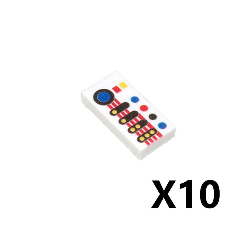 Accesorii Imprimate Oras Blocuri de Constructie Controller Calculator Monitor Tastatura Tablou de Bord Telefon Mobil Radio Mini Caramizi Jucarii pentru Copii