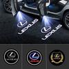 2PCS Car Door Projector Welcome Lamp Ghost Shadow LED Light for LS ES IS LX RX GX HS IS250 RX330 ES300 GX470 Accessories