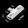 USB C To Headsets Adapter PD100W Charging For Clear Auditory On Phone 15 S22 And More Phones Headphones Audios Converter