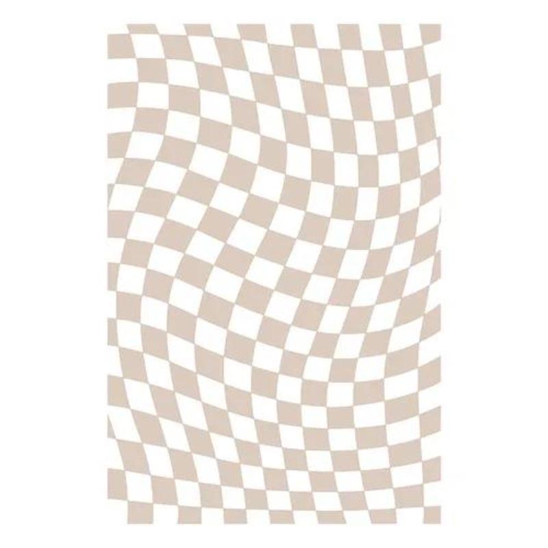 Modern Pink Living Room Carpet Ins Plaid Plush Soft Girls Bedroom Carpets Fashion Large Area Cloakroom Decorative Rug