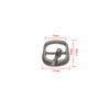 20pcs Tiny 7mm Tri-glide Belt Buckle Doll Bag Mini Ultra-small Buckles Button for DIY Handmade Doll Clothes Shoes Accessories