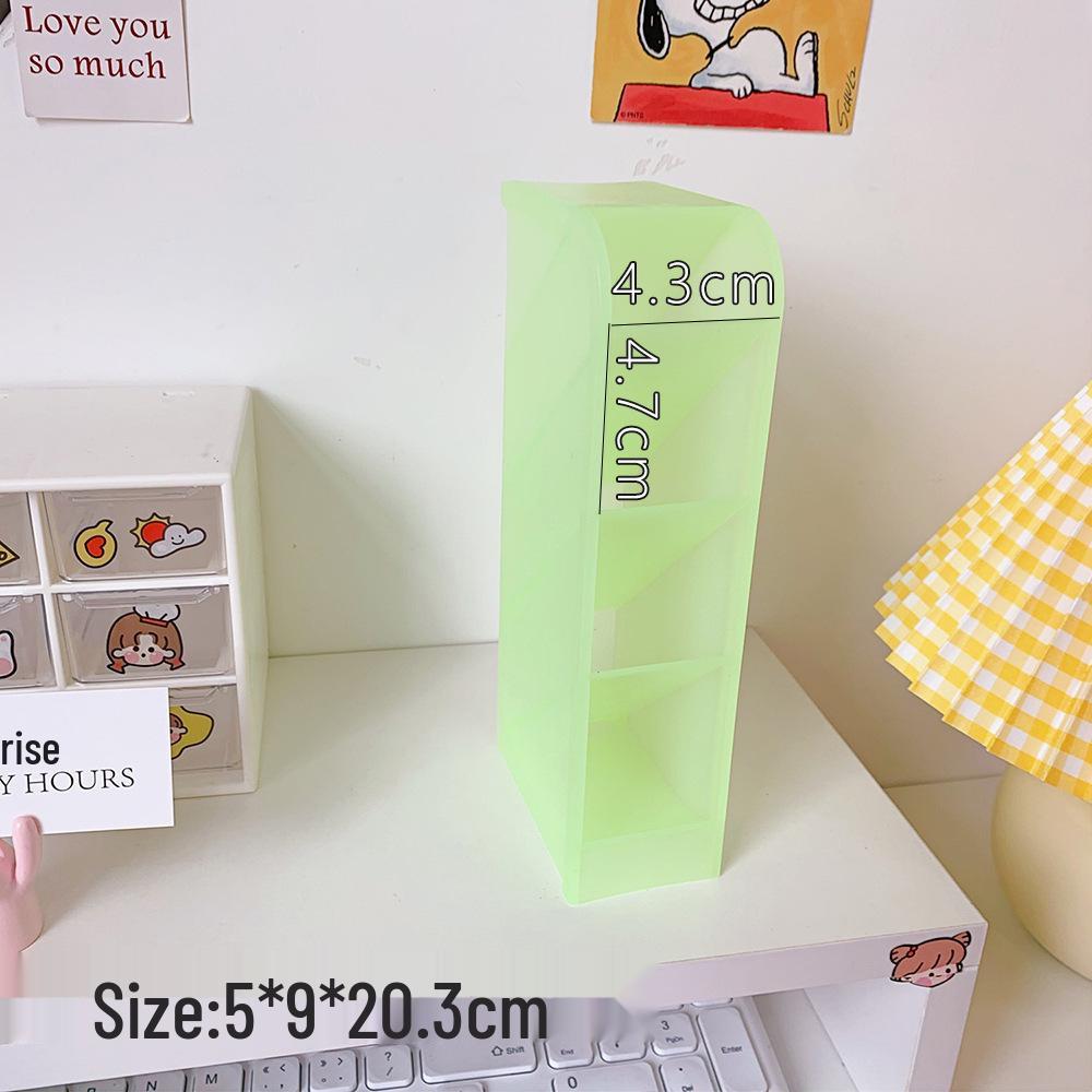 Преображение стола инфлюенсера Корейская коробка для хранения и японский держатель для ручек для макияжа кистей теней для век и скотча 609₽