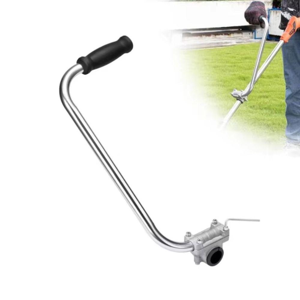 1Pcs Metal Tube Lawn Mower Handle Replacement Brush Cutter Handle for Lawn Care Garden Trimming