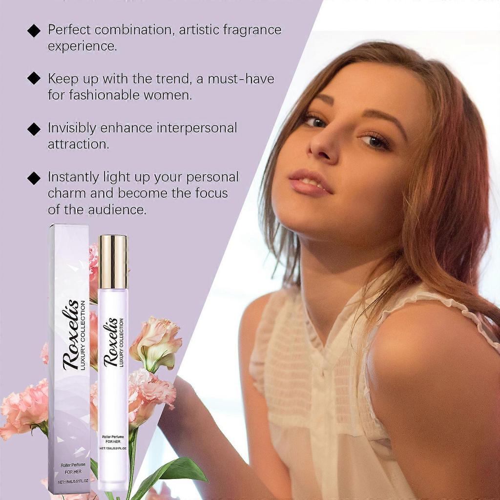 Women's Roller Perfume Natural Fresh Lasting Fragrance Daily Date Elegant Niche Carnations Portable Perfume