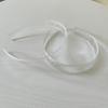 Plain Headbands Toothed Hair Hoop Headbands Clear Plastic Hair Hoop 8mm/12mm/20mm/25mm Plain Headbands Toothed Comb