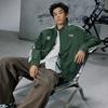 Li Ning Sports Lifestyle Series Loose Simple Printed Comfortable Casual Versatile Baseball Collar Cotton Jacket Unisex Jacket AJMV295-4