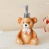 Empty Soap Dispenser 350ml Refillable Bear Design Lotion Pump Jar Kitchen Soap Dispenser Cute Decorative Bathroom Supplies