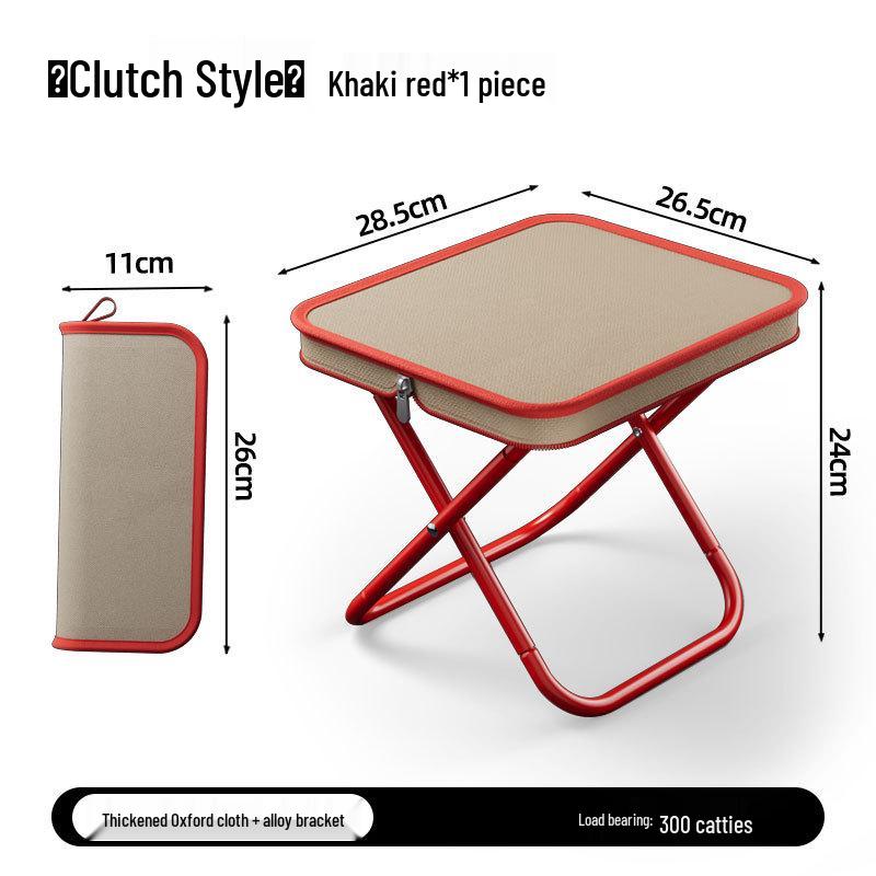 Portable Outdoor Folding Chair with One-Second Storage, Multifunctional for Camping and Fishing