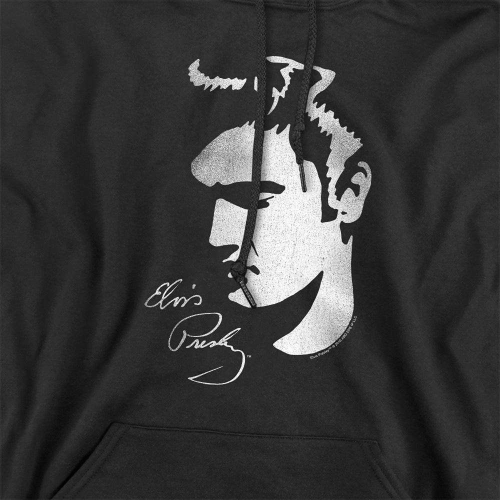 Elvis Presley Unisex Erwachsener Einfacher Gesichts-Hoodie