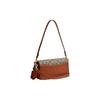 Coach Studio 20 Gold Logo Classic Monogram Multi-Functional Pocket Turn-Lock Closure Leather And Fabric Baguette Bag Women Handbags CJ860-B4TA7