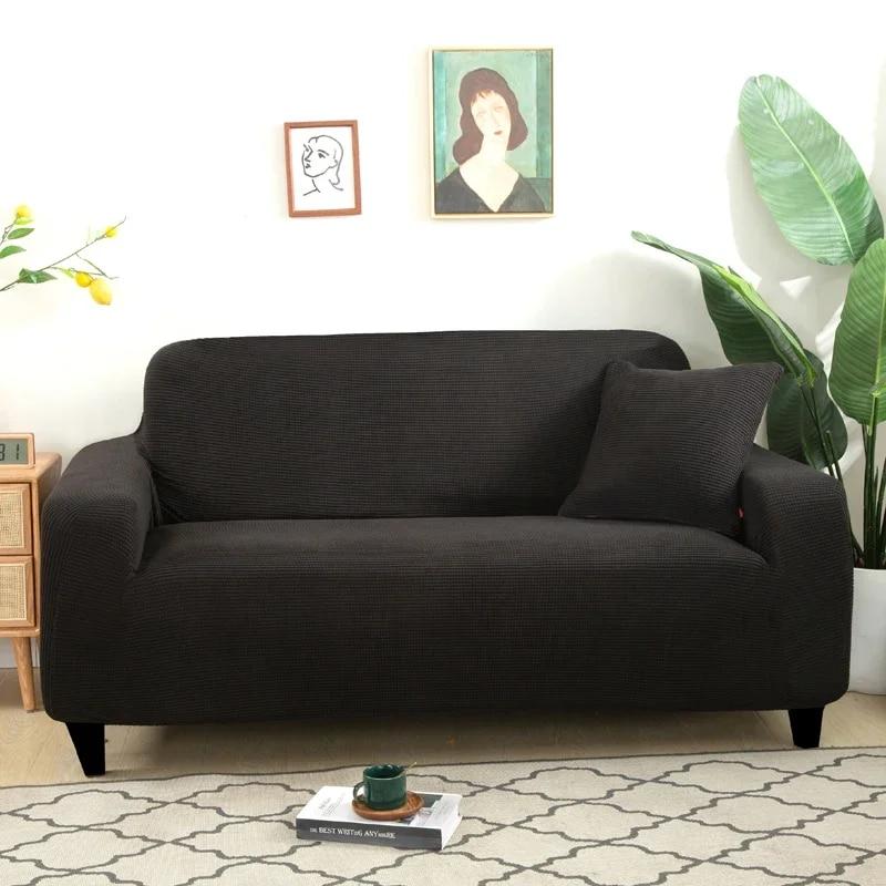 Copridivano Jacquard Elasticizzato Copridivano per Soggiorno Copridivano Regolabile Divano ad Angolo Forma L Decorazione Casa Rimovibile 1/2/3/4 Posti