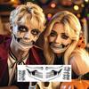 Eerie Horror Lip Body Art Sticker User friendly Safe Skins Faux Scar For Costume Parties Long Time Face Decoration