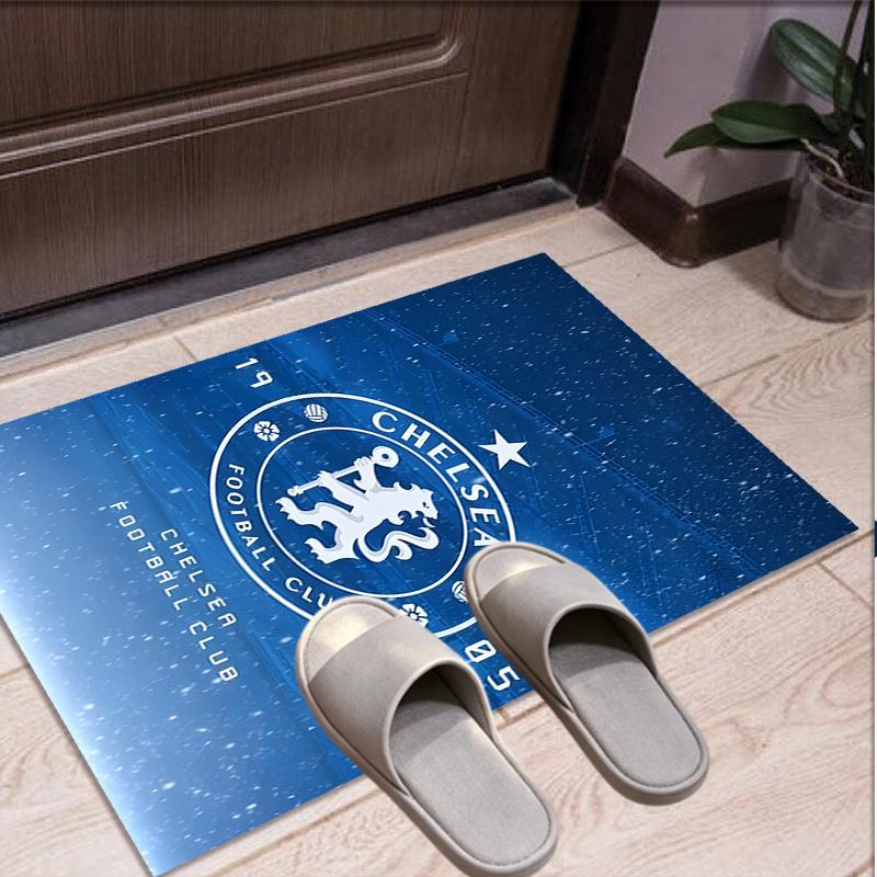 Chelsea F.C Muster Teppich, Innen-/Außenmatte, für Picknick, Spielzimmer, Schlafzimmer, Büro, Wohnzimmer, Heimdeko Teppich, Geburtstagsgeschenk