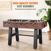 Foosball Table, 55 Inch Standard Size Foosball Table, Indoor Full Size Foosball Table for Home, Family, and Game Room, Soccer with Foosball Table Set,