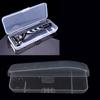 Practical Plastic Clear Transparent Collection Razor Cont Case Storage Box