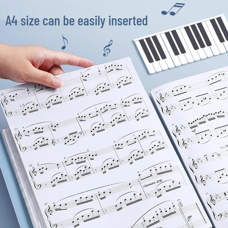 Morandi A4 Transparent Document Holder for Students and Professionals