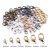 10-21mm 10pcs/lot High Quality Popular Fashion Lobster Clasp Hooks Alloy For DIY Necklace Bracelet Jewelry Making Jewelry Findings Chain Handmade