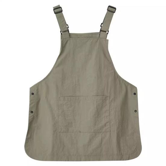 Waterproof Kitchen Apron Unisex Vest Style Apron Household Kitchen Workwear for Cooking Painting Coffee Shop
