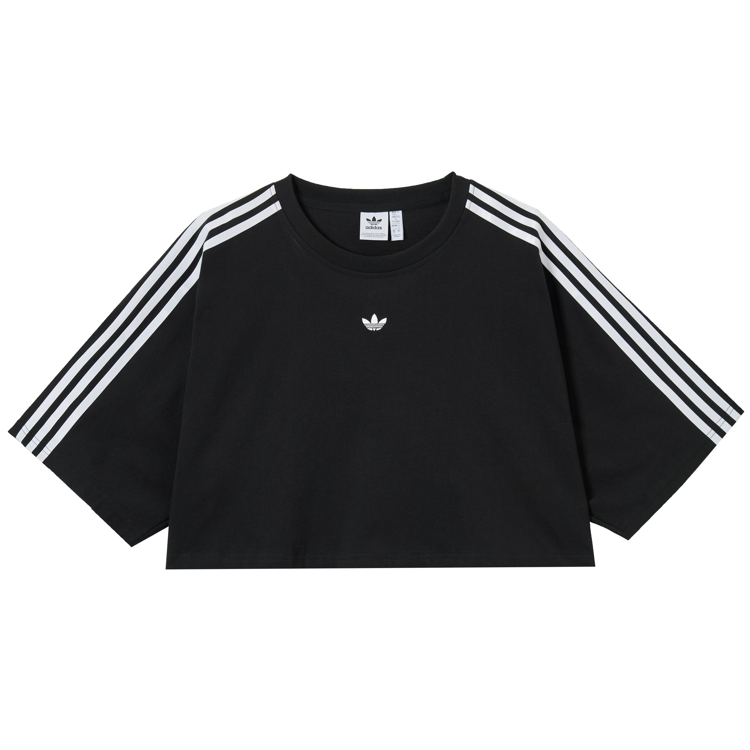 Adidas Originals Adilenium Locker Bequemes Weiches Kurzarm-T-Shirt Damen Oberteile Schwarz JY8884 M