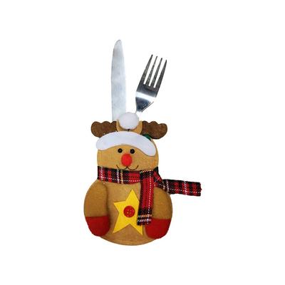 Weihnachten Xmas Besteck Geschirr Halter Gabel Löffel Tasche Hülle Etui