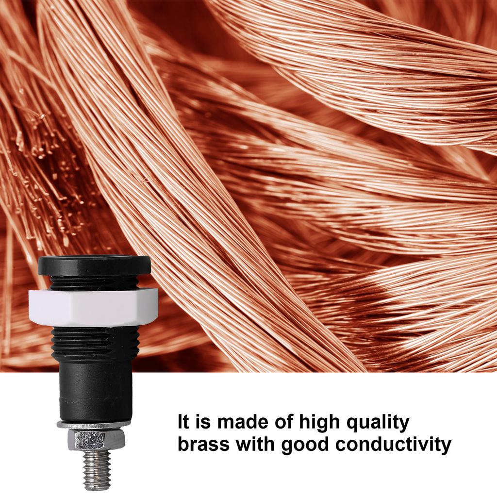 20Pcs Banana Socket 4mm Good Extensive Use Excellent Manufacture Electrical Connection Accessories