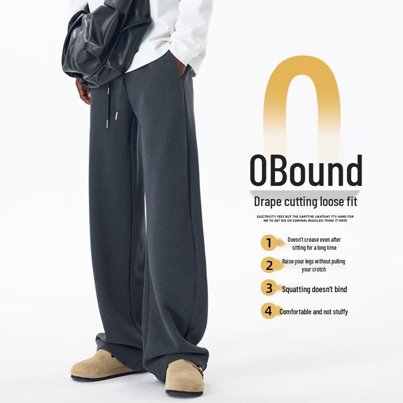 JEEP SPIRIT Men's Loose Fit Straight-Leg Sweatpants