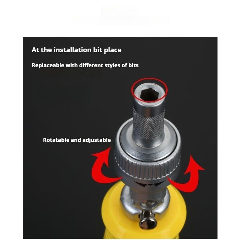 13-in-1 Ratchet Repair Screwdriver Set Flat Phillips Plum Blade Screwdriver Chrome Vanadium Steel