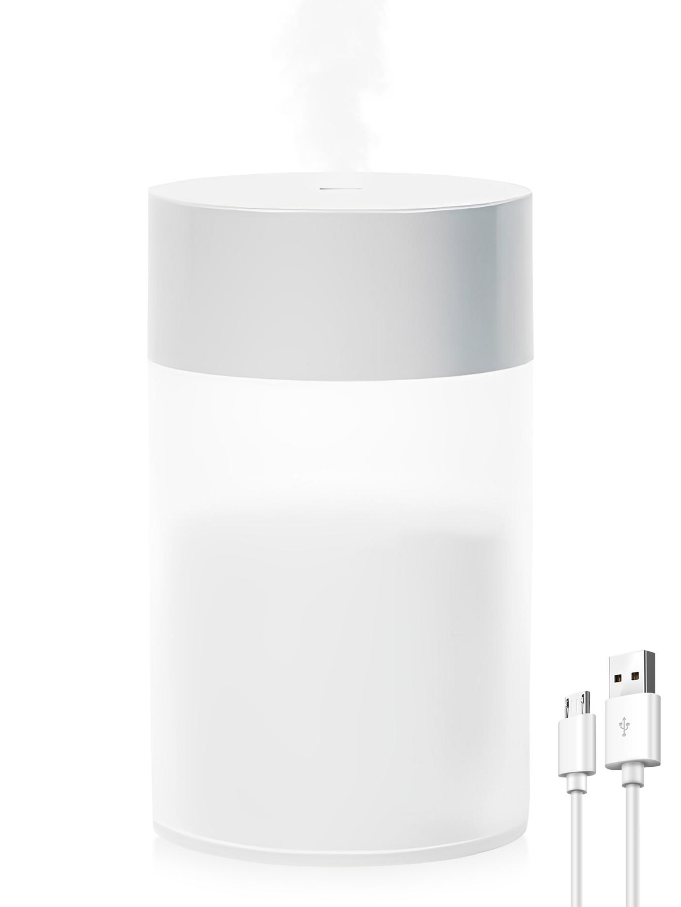 

Seven-color cup USB rechargeable humidifier-cool mist aroma diffuser to create a sleep-inducing atmosphere-with night light. белый